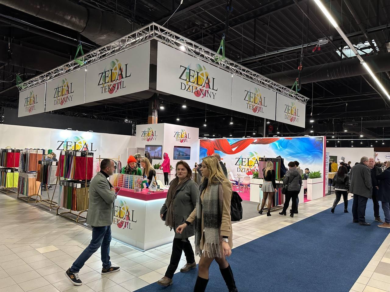 ZELAL TEKSTIL: Impressive participation at the FAST TEXTILE exhibition in Poland